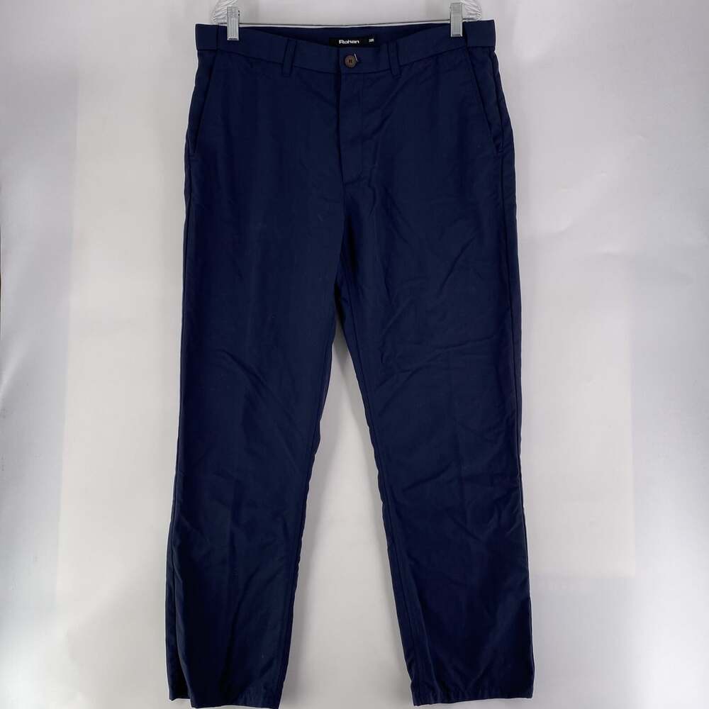 Rohan Men’s Size 38R Navy Blue UPF 40 Straight Leg Chino / Dress Pant